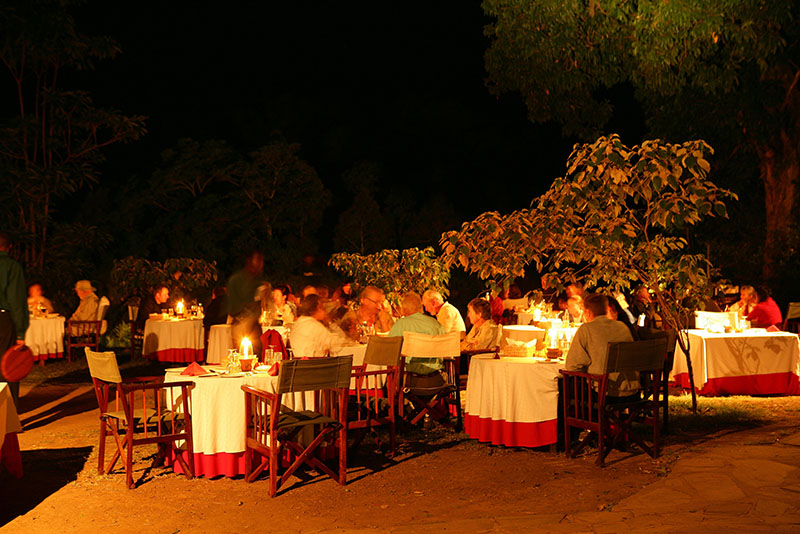 Dinner During African Safaris
