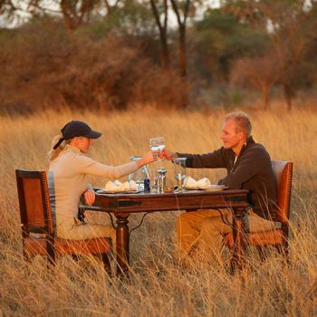 Dinner In The Wild During An African Safari