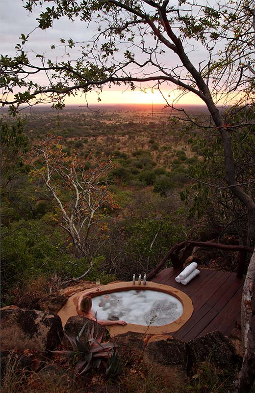 African Safaris With Outdoor Jacuzzi